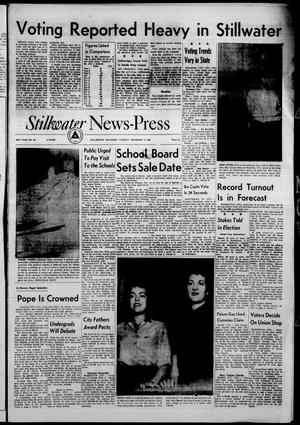 Stillwater News-Press (Stillwater, Okla.), Vol. 48, No. 239, Ed. 1 Tuesday, November 4, 1958