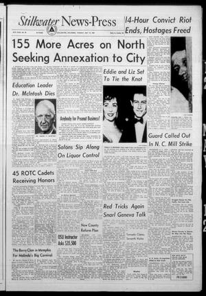 Stillwater News-Press (Stillwater, Okla.), Vol. 49, No. 89, Ed. 1 Tuesday, May 12, 1959