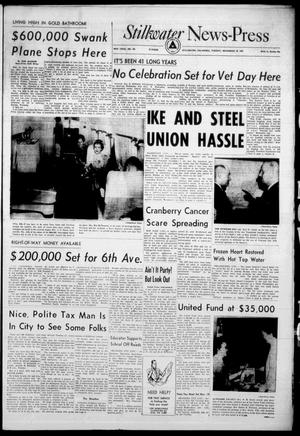 Stillwater News-Press (Stillwater, Okla.), Vol. 49, No. 245, Ed. 1 Tuesday, November 10, 1959