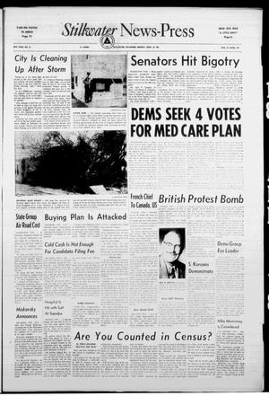 Stillwater News-Press (Stillwater, Okla.), Vol. 50, No. 70, Ed. 1 Monday, April 18, 1960
