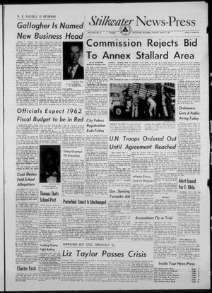 Primary view of object titled 'Stillwater News-Press (Stillwater, Okla.), Vol. 51, No. 34, Ed. 1 Tuesday, March 7, 1961'.