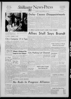 Stillwater News-Press (Stillwater, Okla.), Vol. 51, No. 173, Ed. 1 Wednesday, August 16, 1961
