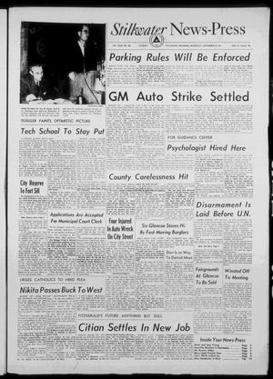 Stillwater News-Press (Stillwater, Okla.), Vol. 51, No. 203, Ed. 1 Wednesday, September 20, 1961