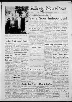 Stillwater News-Press (Stillwater, Okla.), Vol. 51, No. 211, Ed. 1 Friday, September 29, 1961