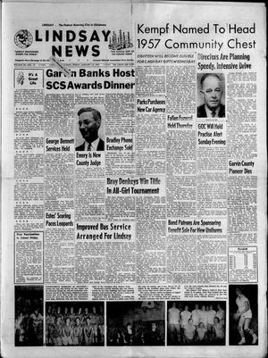 Lindsay News (Lindsay, Okla.), Vol. 54, No. 19, Ed. 1 Friday, January 18, 1957
