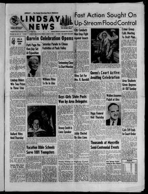 Lindsay News (Lindsay, Okla.), Vol. 55, No. 40, Ed. 1 Friday, June 14, 1957