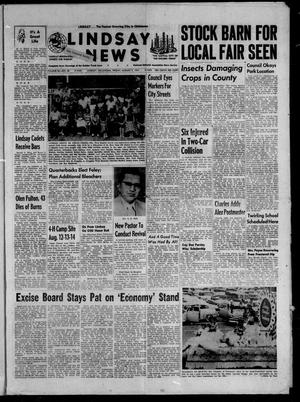 Lindsay News (Lindsay, Okla.), Vol. 55, No. 48, Ed. 1 Friday, August 9, 1957