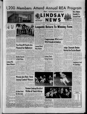 Lindsay News (Lindsay, Okla.), Vol. 56, No. 7, Ed. 1 Friday, October 25, 1957