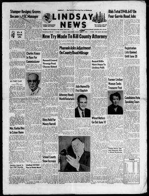Lindsay News (Lindsay, Okla.), Vol. 56, No. 39, Ed. 1 Friday, June 6, 1958