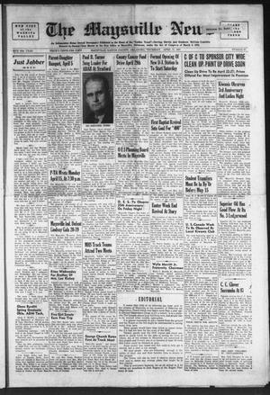 The Maysville News (Maysville, Okla.), Vol. 50, No. 25, Ed. 1 Thursday, April 11, 1957