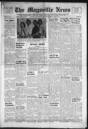 The Maysville News (Maysville, Okla.), Vol. 50, No. 26, Ed. 1 Thursday, April 18, 1957