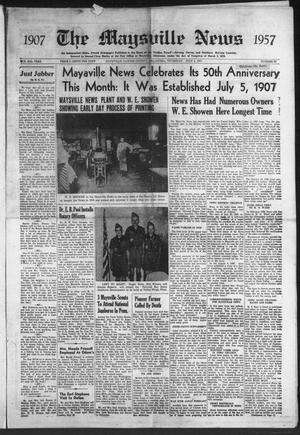 The Maysville News (Maysville, Okla.), Vol. 50, No. 37, Ed. 1 Thursday, July 4, 1957