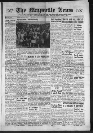 The Maysville News (Maysville, Okla.), Vol. 50, No. 41, Ed. 1 Thursday, August 1, 1957