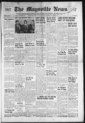 The Maysville News (Maysville, Okla.), Vol. 51, No. 7, Ed. 1 Thursday, December 5, 1957