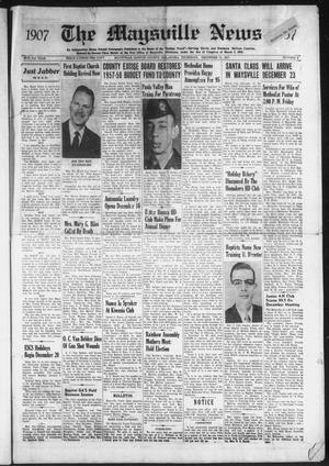 The Maysville News (Maysville, Okla.), Vol. 51, No. 8, Ed. 1 Thursday, December 12, 1957