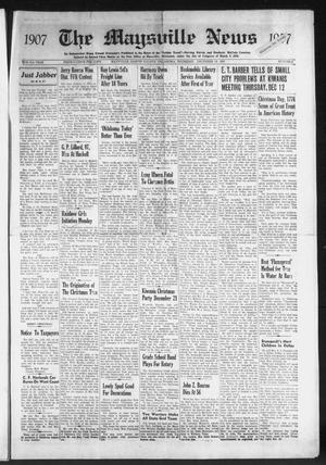 The Maysville News (Maysville, Okla.), Vol. 51, No. 9, Ed. 1 Thursday, December 19, 1957