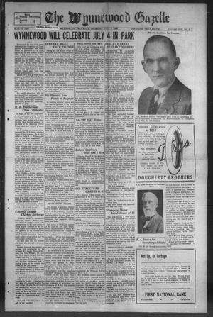 The Wynnewood Gazette (Wynnewood, Okla.), Vol. 25, No. 3, Ed. 1 Thursday, July 3, 1930