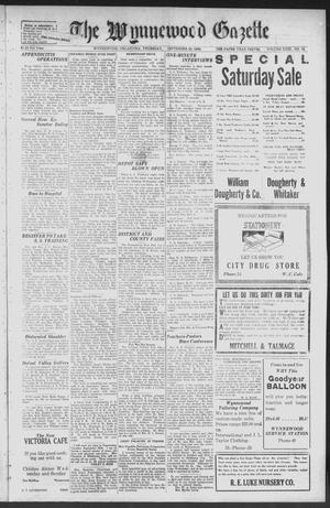 The Wynnewood Gazette (Wynnewood, Okla.), Vol. 23, No. 15, Ed. 1 Thursday, September 20, 1928