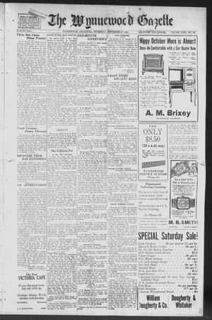 The Wynnewood Gazette (Wynnewood, Okla.), Vol. 23, No. 16, Ed. 1 Thursday, September 27, 1928