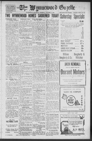 The Wynnewood Gazette (Wynnewood, Okla.), Vol. 23, No. 18, Ed. 1 Thursday, October 11, 1928
