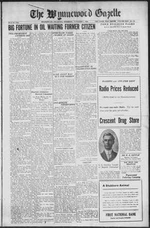 The Wynnewood Gazette (Wynnewood, Okla.), Vol. 24, No. 21, Ed. 1 Thursday, November 7, 1929