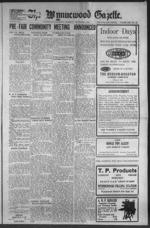 The Wynnewood Gazette. (Wynnewood, Okla.), Vol. 22, No. 12, Ed. 1 Thursday, September 1, 1927