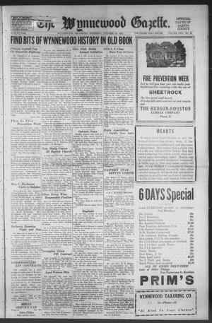 The Wynnewood Gazette. (Wynnewood, Okla.), Vol. 22, No. 18, Ed. 1 Thursday, October 13, 1927