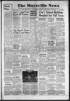 The Maysville News (Maysville, Okla.), Vol. 51, No. 41, Ed. 1 Thursday, August 7, 1958