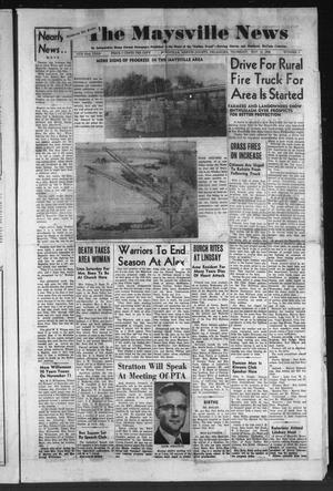 The Maysville News (Maysville, Okla.), Vol. 52, No. 2, Ed. 1 Thursday, November 13, 1958