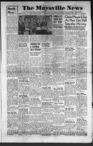 The Maysville News (Maysville, Okla.), Vol. 52, No. 4, Ed. 1 Thursday, December 4, 1958
