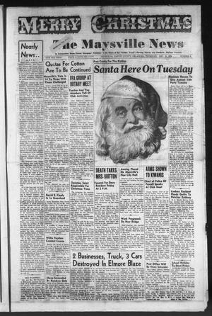 The Maysville News (Maysville, Okla.), Vol. 52, No. 6, Ed. 1 Thursday, December 18, 1958