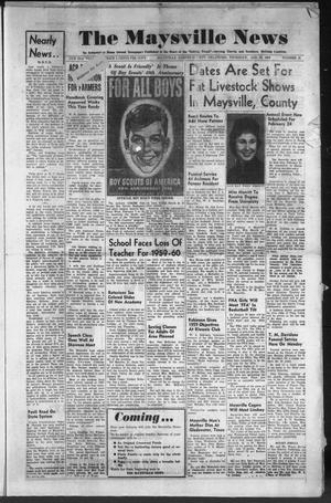 The Maysville News (Maysville, Okla.), Vol. 52, No. 11, Ed. 1 Thursday, January 22, 1959