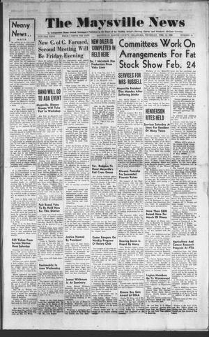 The Maysville News (Maysville, Okla.), Vol. 52, No. 14, Ed. 1 Thursday, February 12, 1959
