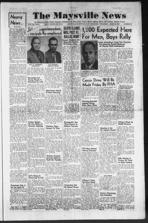 The Maysville News (Maysville, Okla.), Vol. 52, No. 23, Ed. 1 Thursday, April 16, 1959