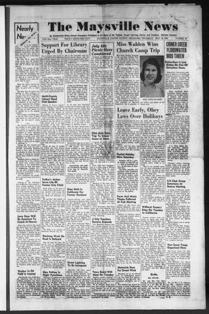 The Maysville News (Maysville, Okla.), Vol. 52, No. 29, Ed. 1 Thursday, May 28, 1959