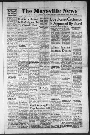 The Maysville News (Maysville, Okla.), Vol. 52, No. 30, Ed. 1 Thursday, June 4, 1959
