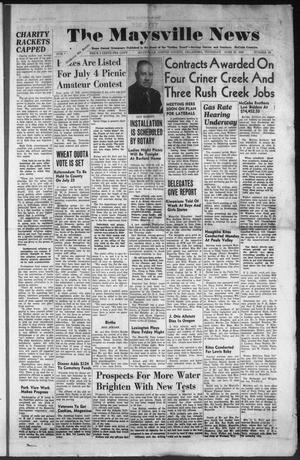The Maysville News (Maysville, Okla.), Vol. 52, No. 33, Ed. 1 Thursday, June 25, 1959