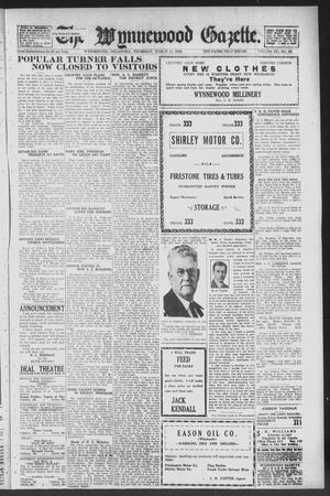 The Wynnewood Gazette. (Wynnewood, Okla.), Vol. 20, No. 39, Ed. 1 Thursday, March 11, 1926