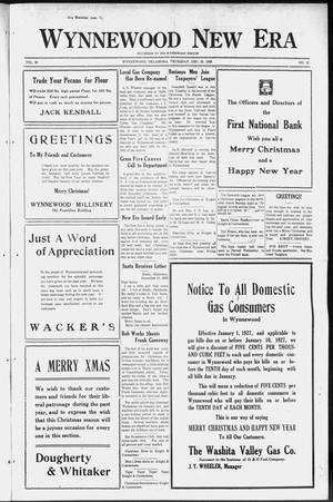 Wynnewood New Era (Wynnewood, Okla.), Vol. 26, No. 12, Ed. 1 Thursday, December 23, 1926