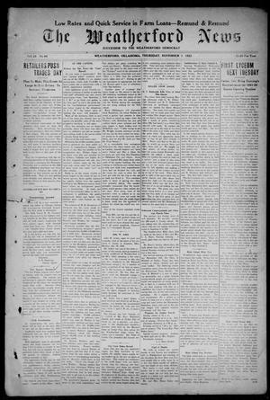 The Weatherford News (Weatherford, Okla.), Vol. 24, No. 44, Ed. 1 Thursday, November 1, 1923