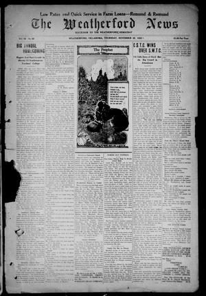 The Weatherford News (Weatherford, Okla.), Vol. 24, No. 48, Ed. 1 Thursday, November 29, 1923