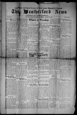 The Weatherford News (Weatherford, Okla.), Vol. 30, No. 2, Ed. 1 Thursday, January 10, 1929