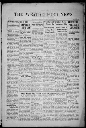 The Weatherford News (Weatherford, Okla.), Vol. 30, No. 46, Ed. 1 Thursday, November 14, 1929