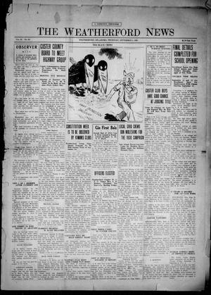 The Weatherford News (Weatherford, Okla.), Vol. 31, No. 36, Ed. 1 Thursday, September 4, 1930