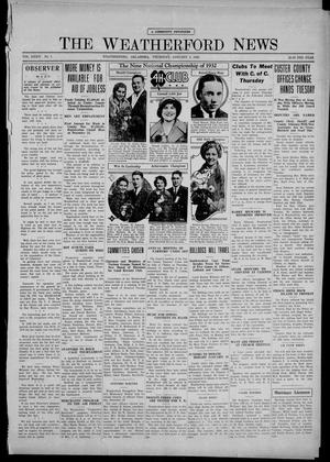 The Weatherford News (Weatherford, Okla.), Vol. 34, No. 1, Ed. 1 Thursday, January 5, 1933