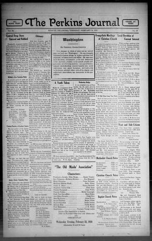 The Perkins Journal (Perkins, Okla.), Vol. 38, No. 19, Ed. 1 Thursday, February 16, 1928