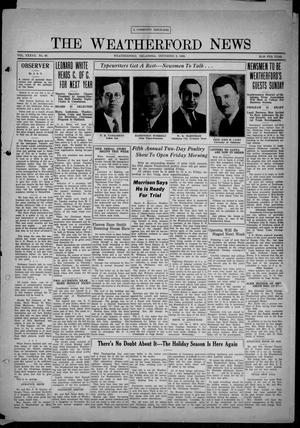 The Weatherford News (Weatherford, Okla.), Vol. 37, No. 49, Ed. 1 Thursday, December 3, 1936