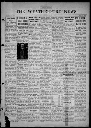 Primary view of object titled 'The Weatherford News (Weatherford, Okla.), Vol. 38, No. 1, Ed. 1 Thursday, January 7, 1937'.