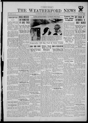 The Weatherford News (Weatherford, Okla.), Vol. 36, No. 17, Ed. 1 Thursday, April 25, 1935