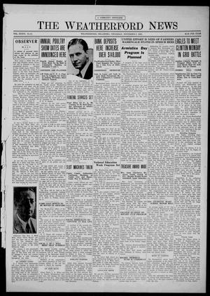 The Weatherford News (Weatherford, Okla.), Vol. 36, No. 45, Ed. 1 Thursday, November 7, 1935